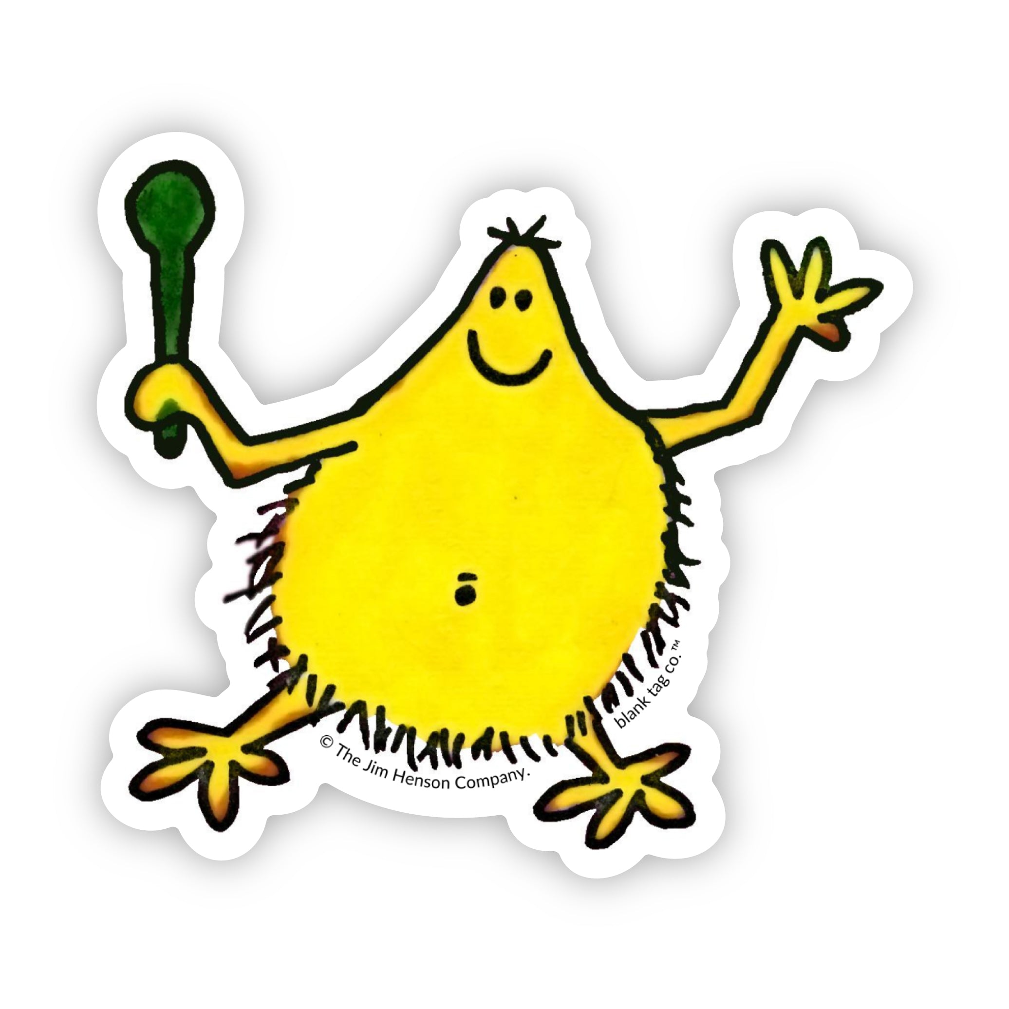 The Yellow Alien Sticker