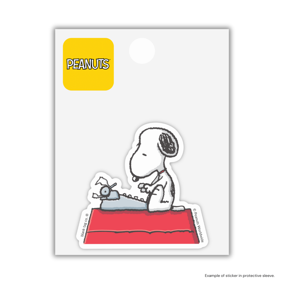 The Typing Snoopy Sticker