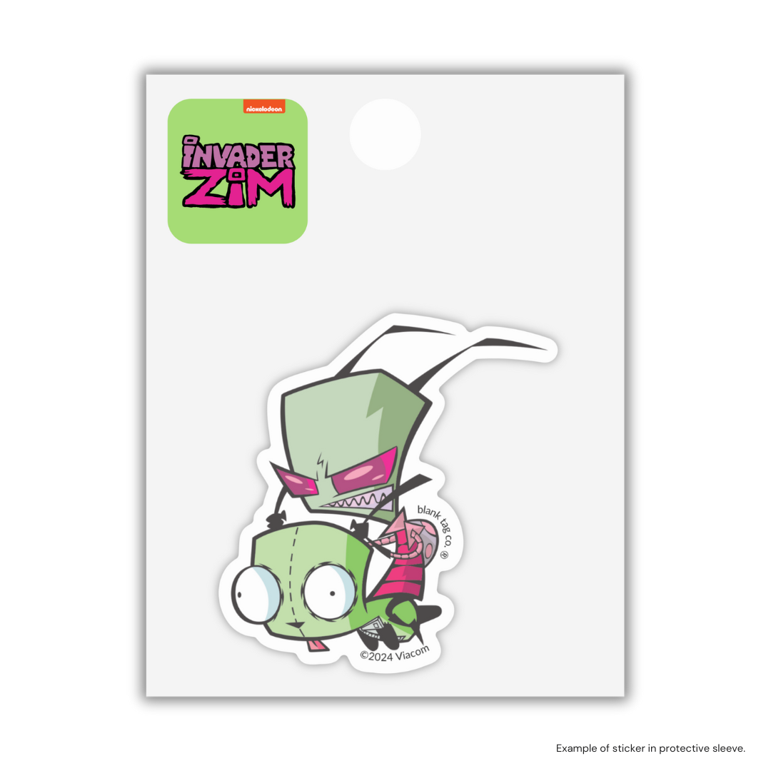 The Zim Riding Gir Sticker