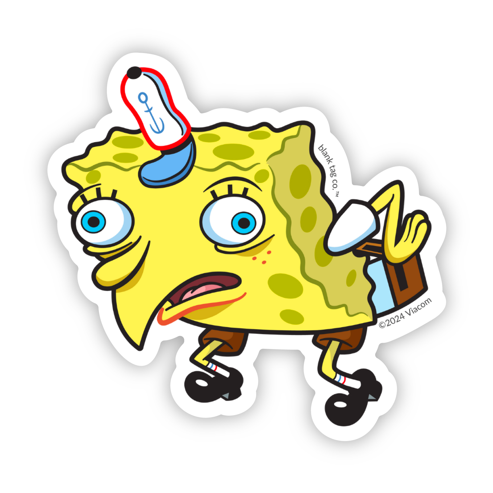 The Mocking Spongebob Meme Sticker 8290