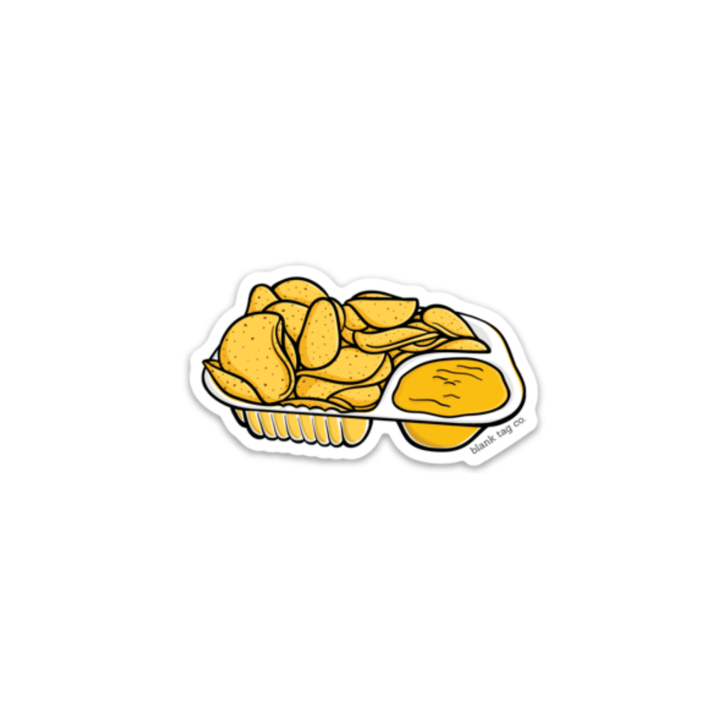 The Nachos With Cheese Sticker